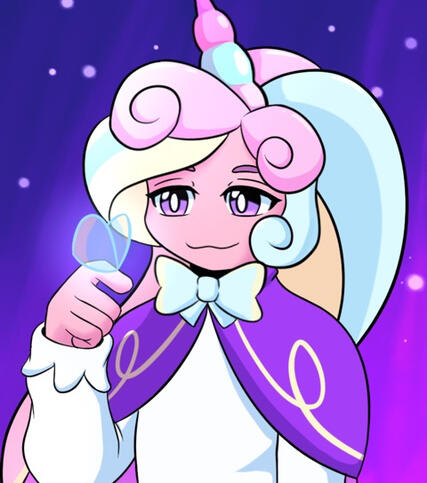 Cream Unicorn Cookie